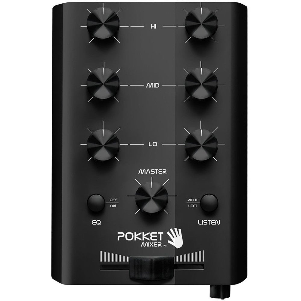 Pokket Pokketmixer DJ mixer zwart
