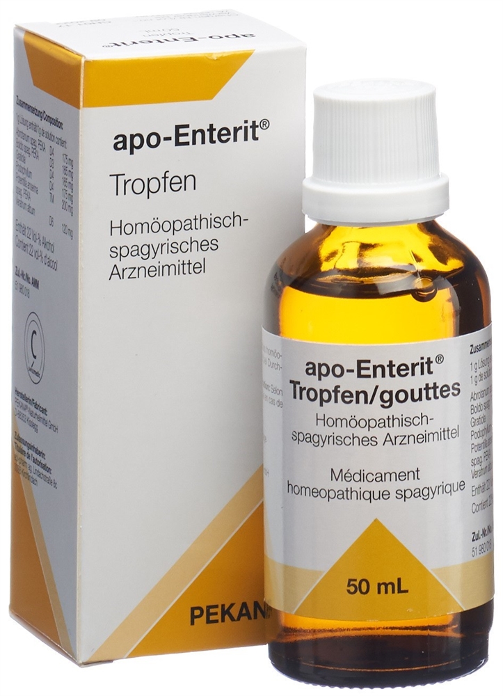 APO-ENTERIT Tropfen zum Einnehmen Fl 50 ml<br>50 ml, Flasche, Tropfen zum Einnehmen, Flüssigkeit, zum Einnehmen