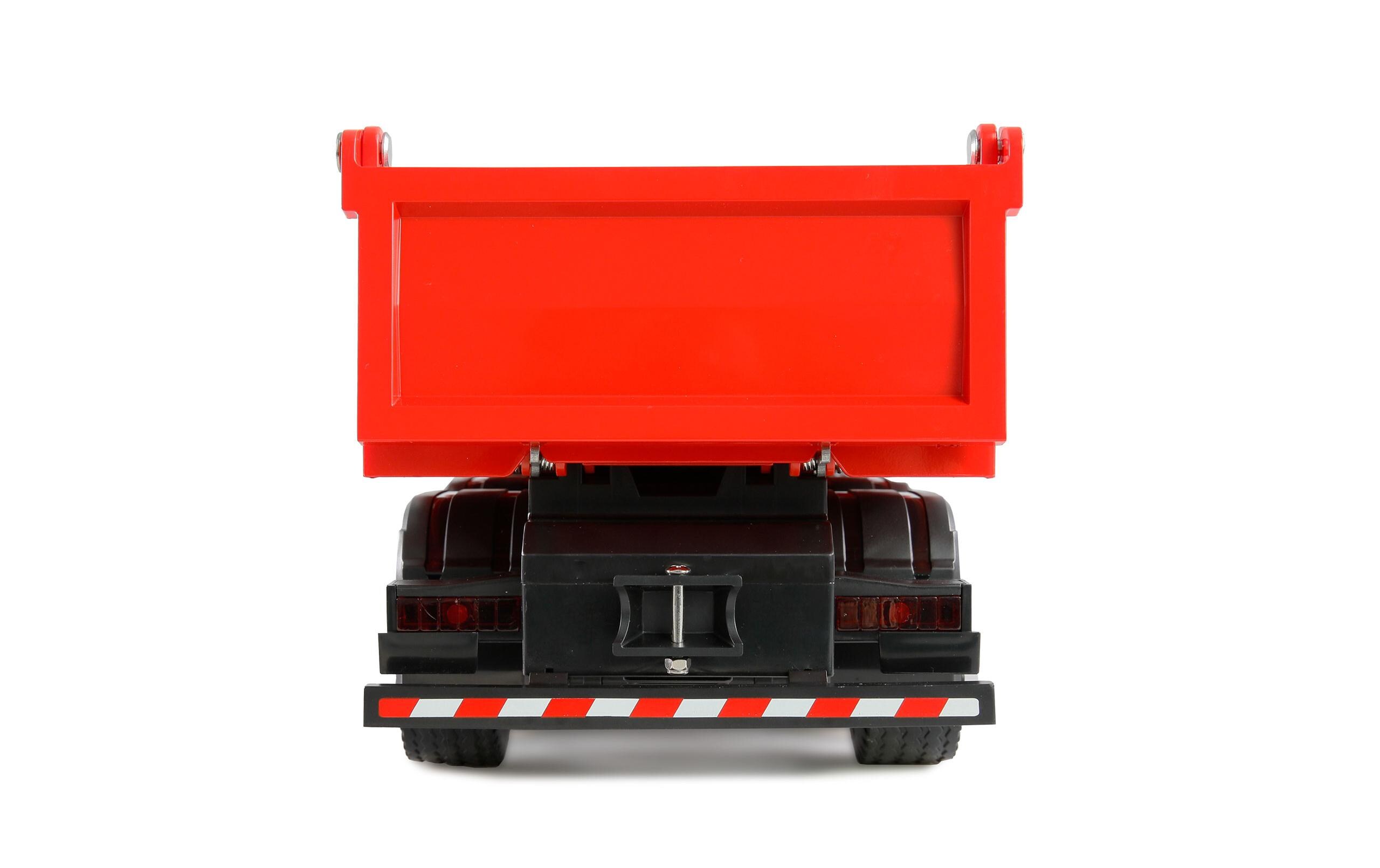 Mercedes-Benz Arocs Muldenkipper 8 x 4/4, Rot 1:18 RTR<br>Lizenzmodell als 8 x 4-Kipper im Massstab 1:18