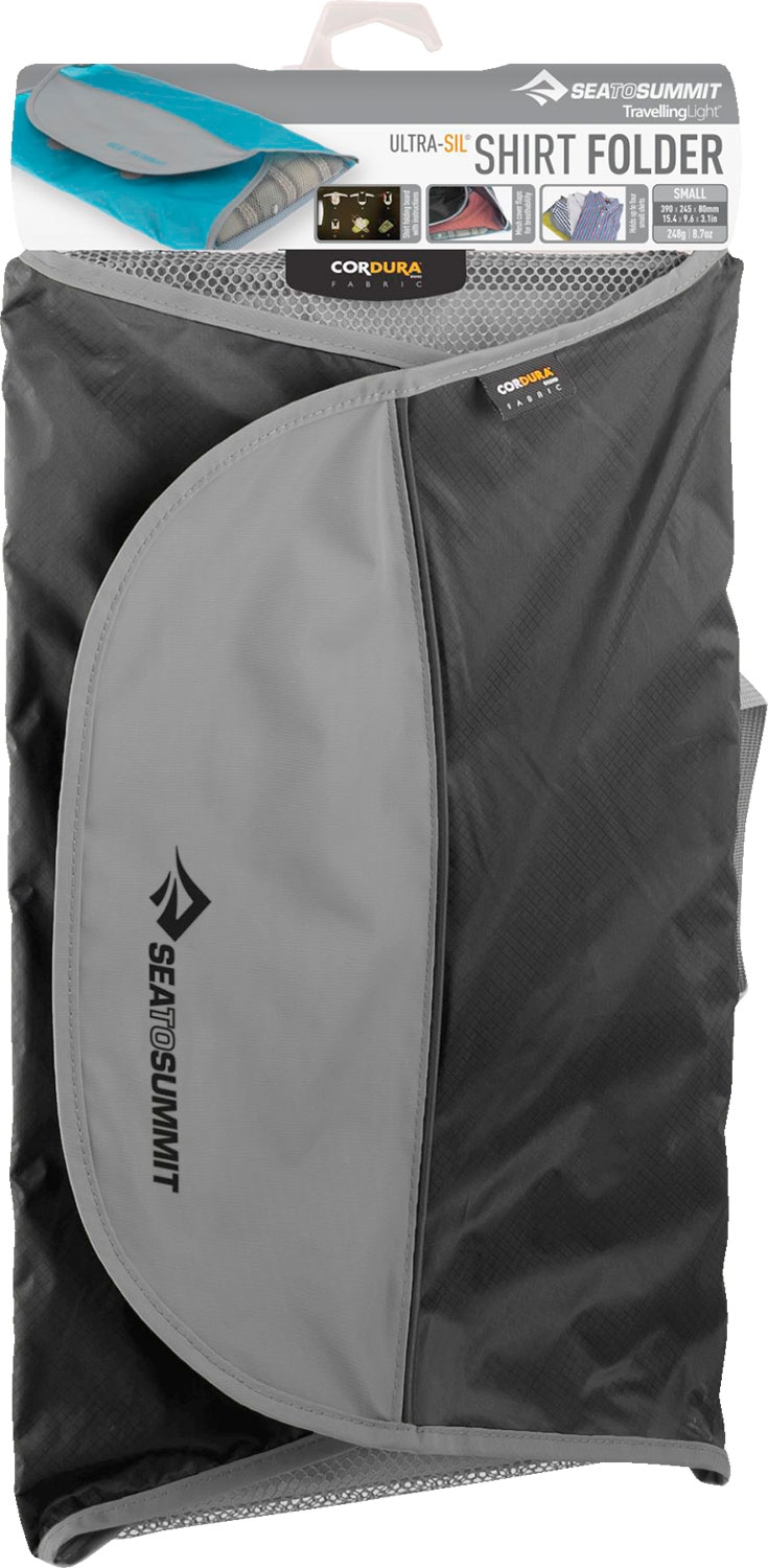 Sea to Summit Shirt Folder Kleidungstasche klein schwarz/grau