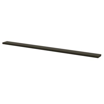 Afdekprofielplank grenenhout antraciet ca. 2,8 x 14,5 cm, lengte ca. 180 cm
