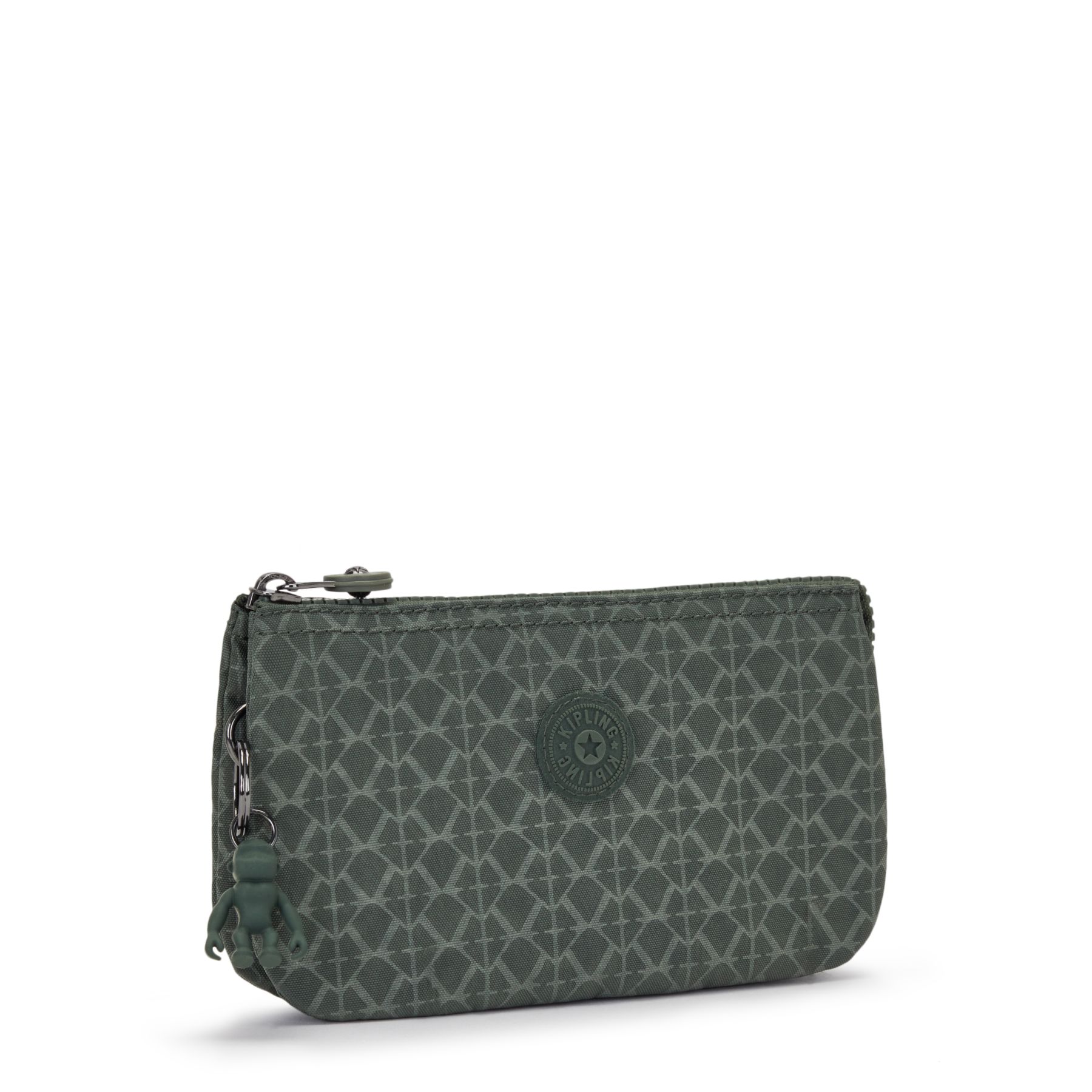 CREATIVITY L Grande Pochette - Sign Green Embosse