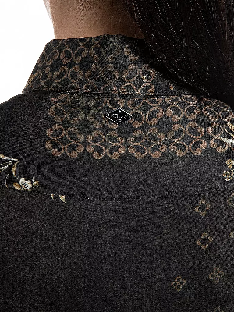 REPLAY Bluse schwarz