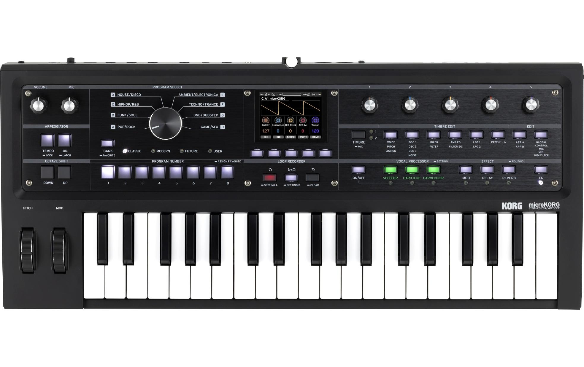 Synthesizer microKORG 2 BK LTD<br>Synth Vocoder