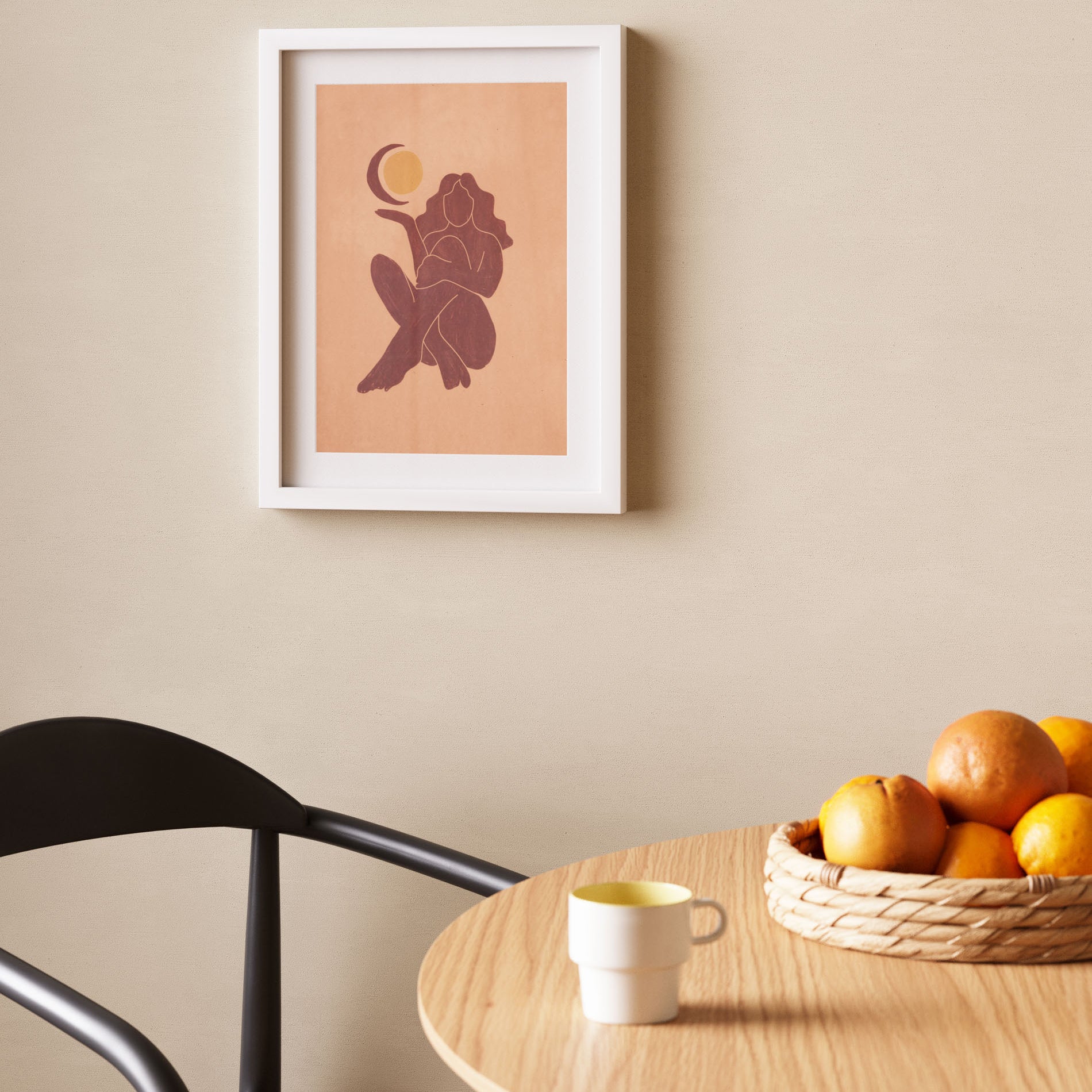 Kave Home Oqui Eettafel Uitschuifbaar Rond - 120|200 x 120 cm - Eiken