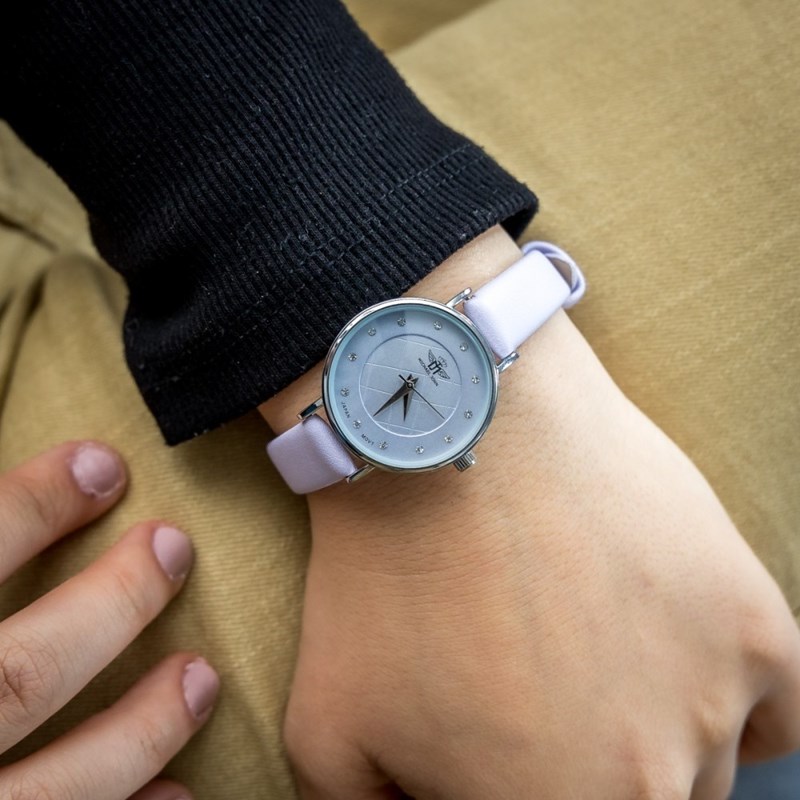Montre Femme M. JOHN bracelet Cuir Violet