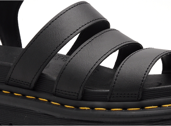 Dr martens nu pieds plats femme blaire noir