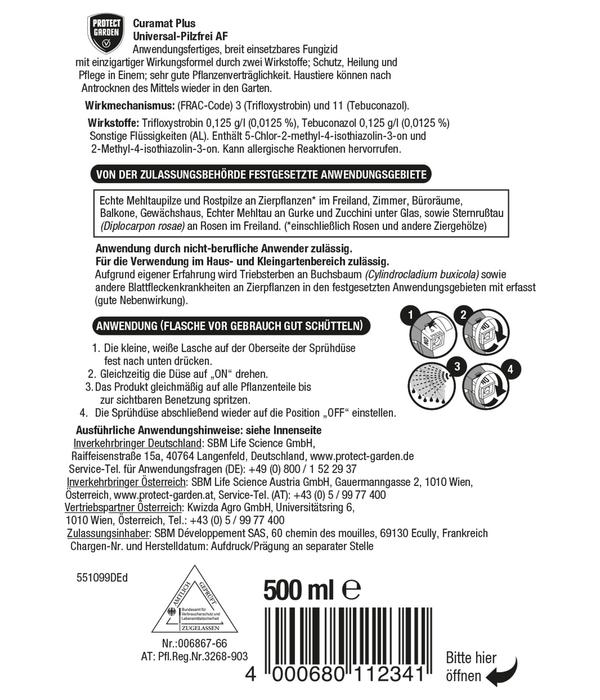 PROTECT GARDEN Curamat Plus Universal-Pilzfrei