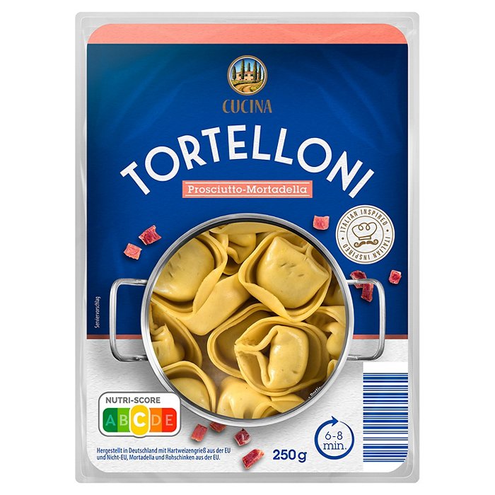 CUCINA Tortelloni 250 g, Prosciutto