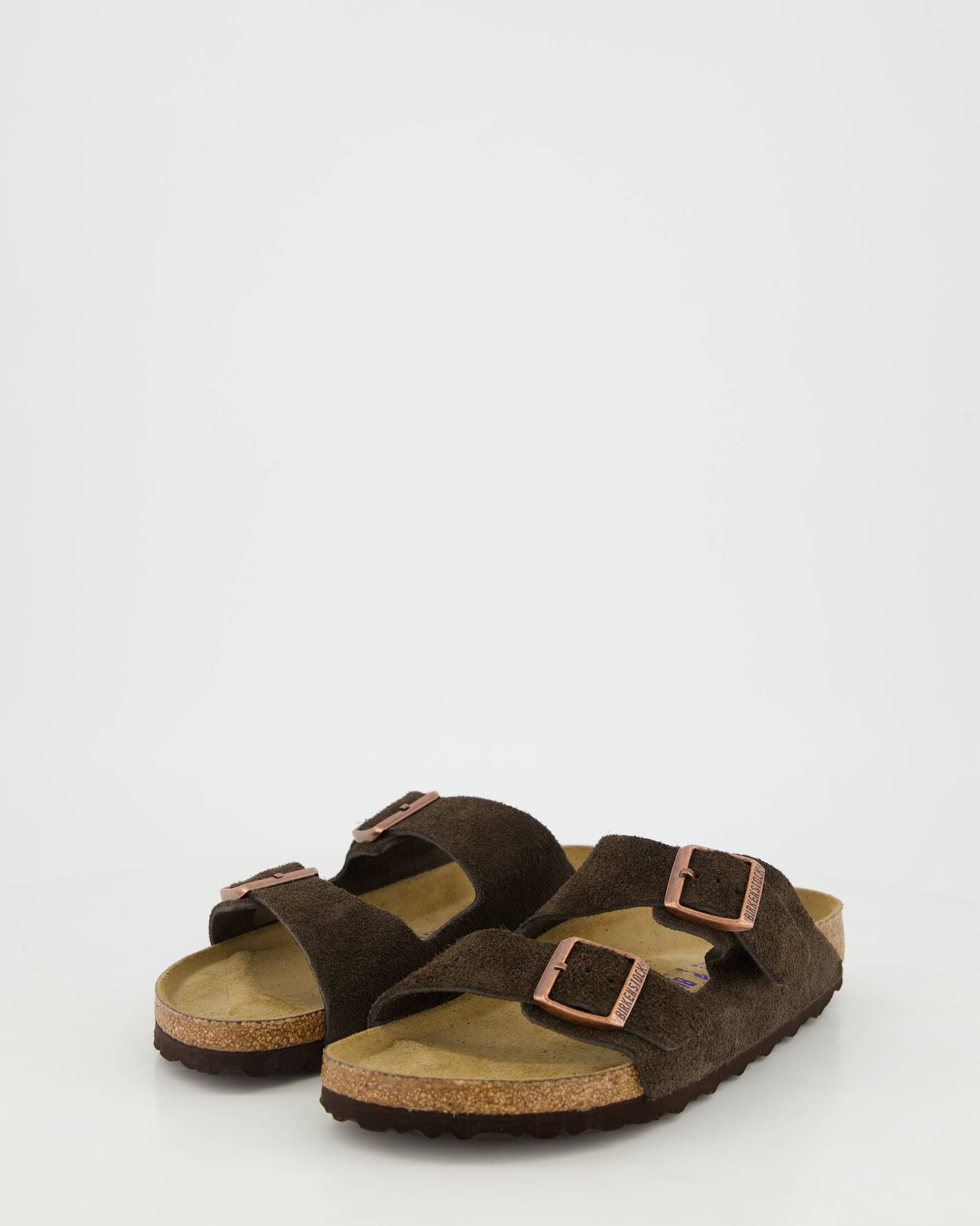 Birkenstock| Herren Pantoletten ARIZONA SFB SUEDE aus Veloursleder