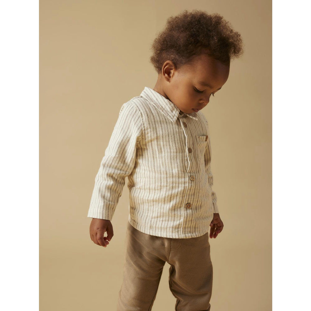 Køb Lil'Atelier Turtledove Sepia Tint Nbmfelixo Ls Body Skjorte Lil
