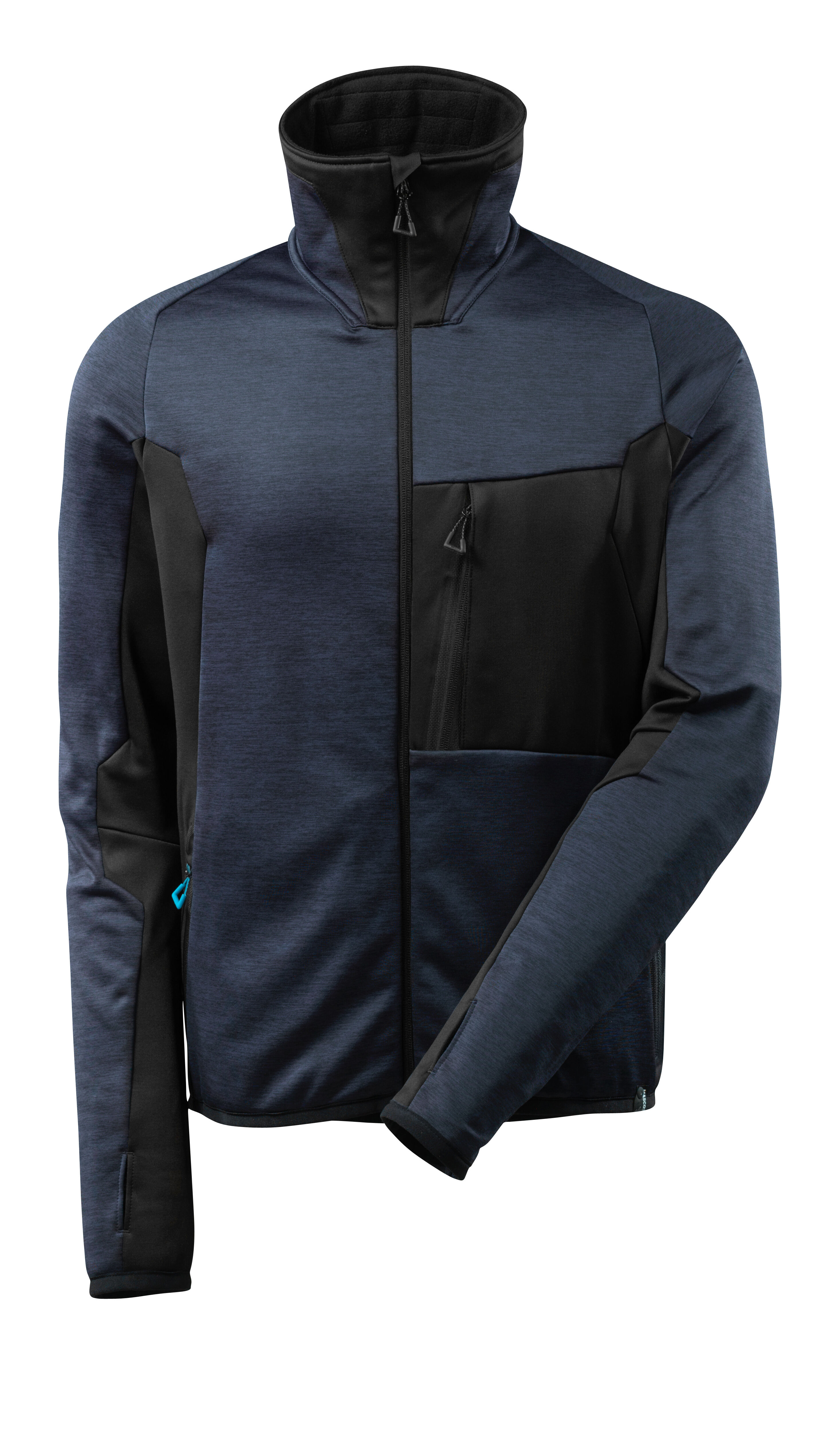 MASCOT Advanced - Fleecevest - Donkermarine / zwart - XS