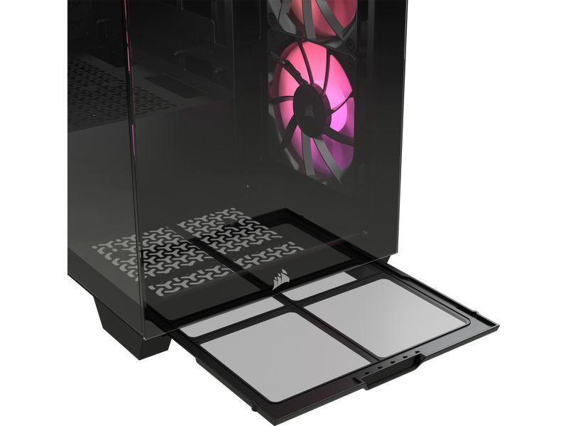 Corsair PC-Gehäuse 3500X ARGB TG Schwarz Mid-Tower PC-Case mit atemberaubender Ästhetik und geräumigem Innenraum