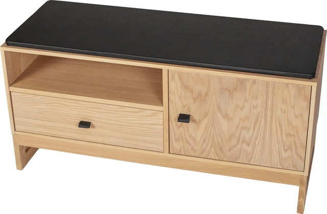 Woodman Schuhbank »Slussen« im skandinavian Design, Holzfurnier aus Eiche, FSC®-zertifiziert