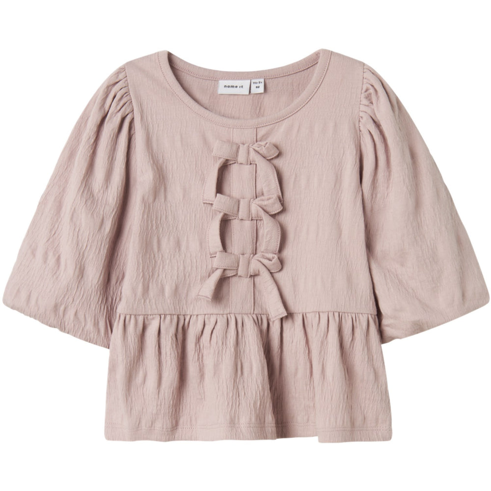 Køb Name It Burnished Lilac Nmfkesia 3/4 Sleeve Top