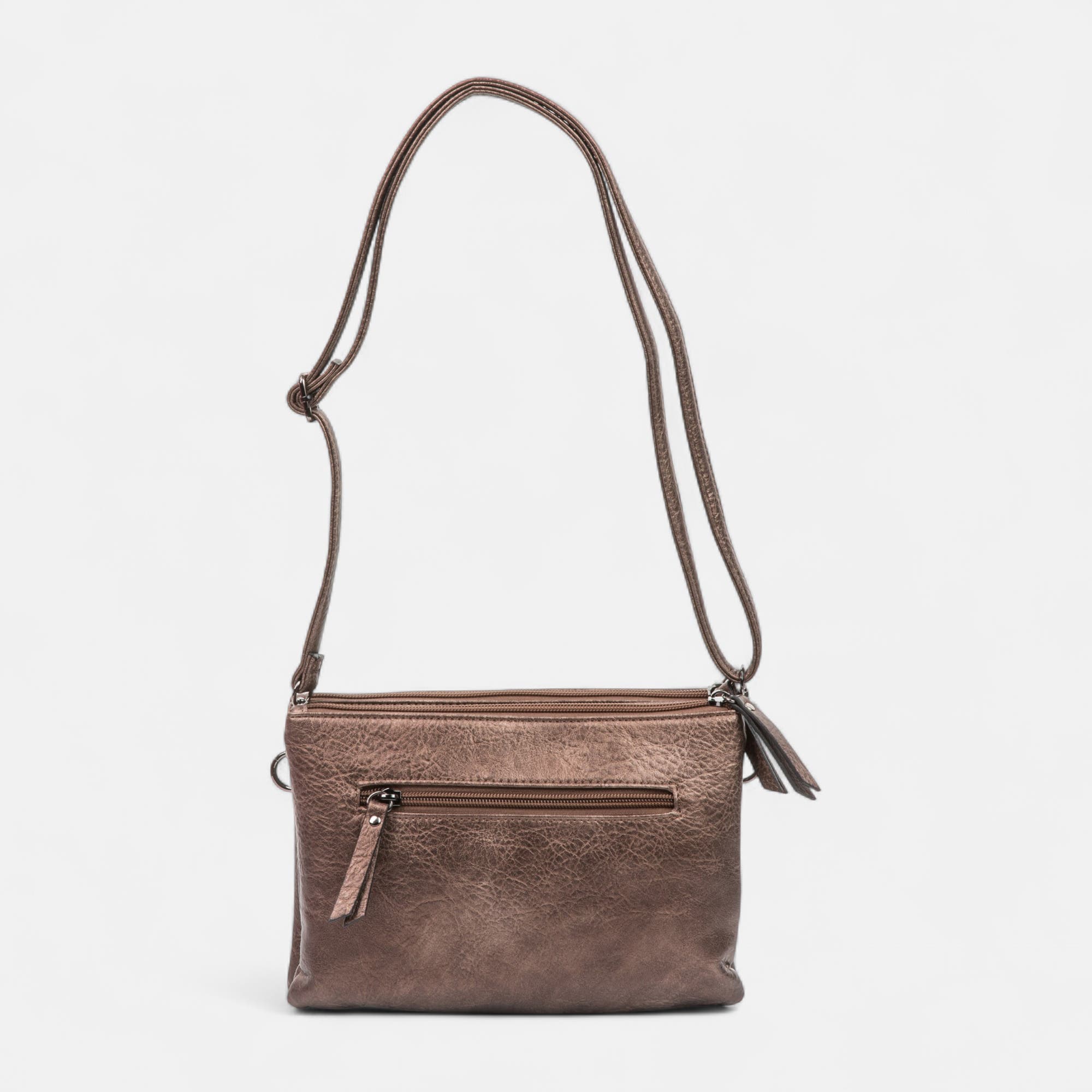 Sac bandoulière bronze