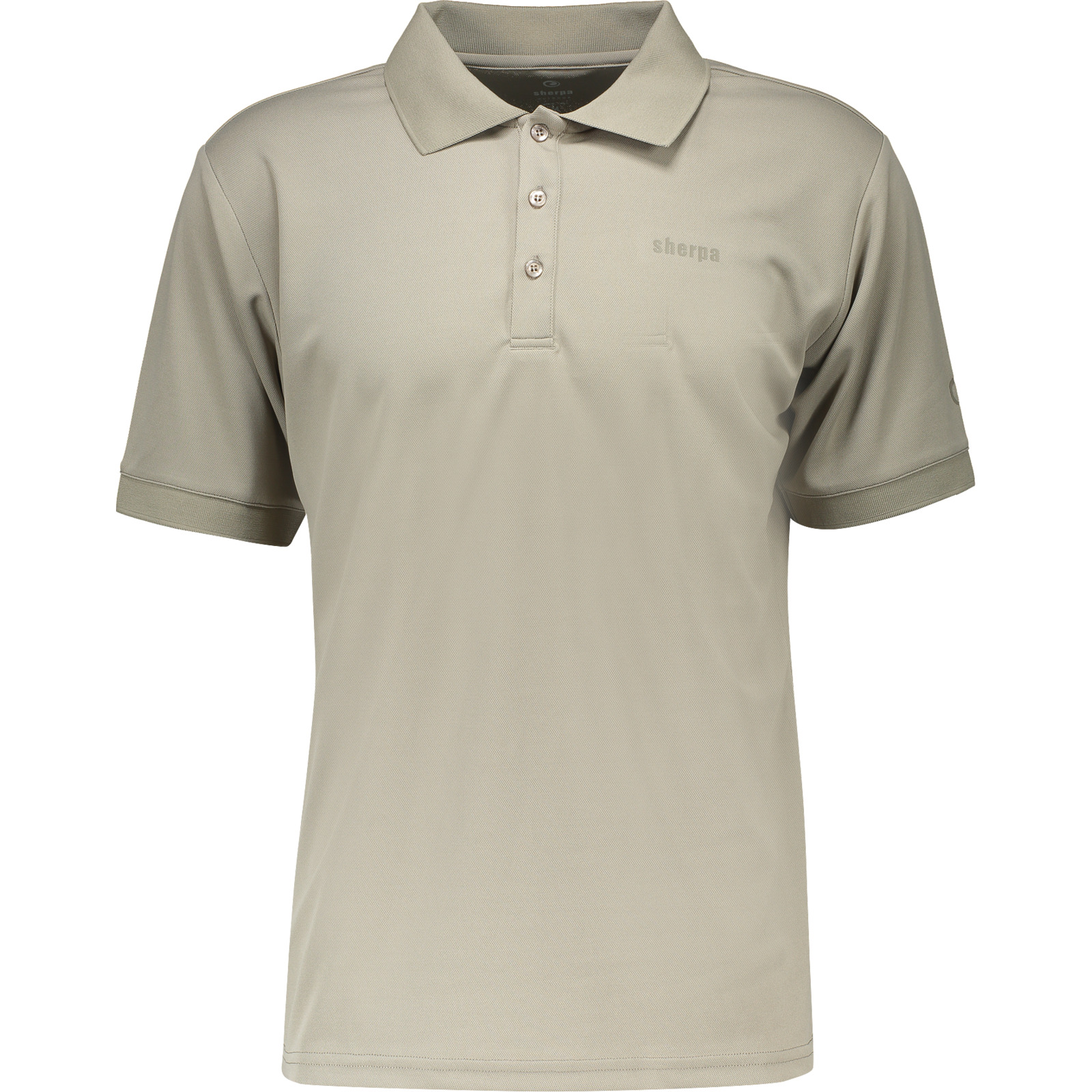 Sherpa Herren-Poloshirt Sarma S, braun