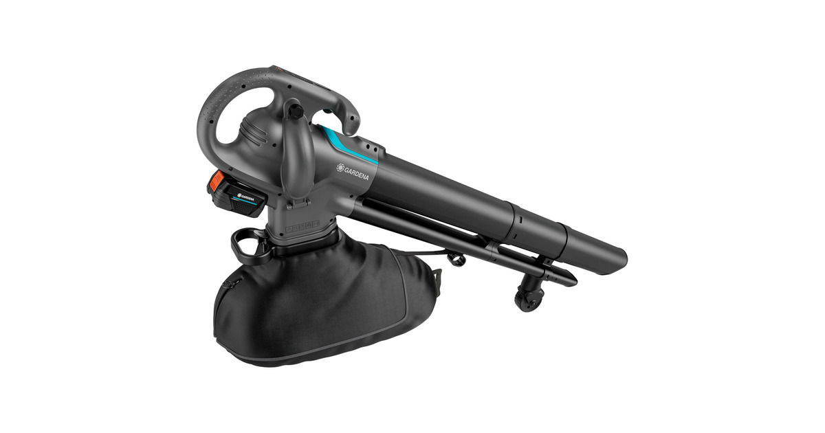 GARDENAStofzuiger/-blazer PowerJet Collect bladzuiger / bladblazer  (Grijs/zwart, accu en oplader niet inbegrepen)