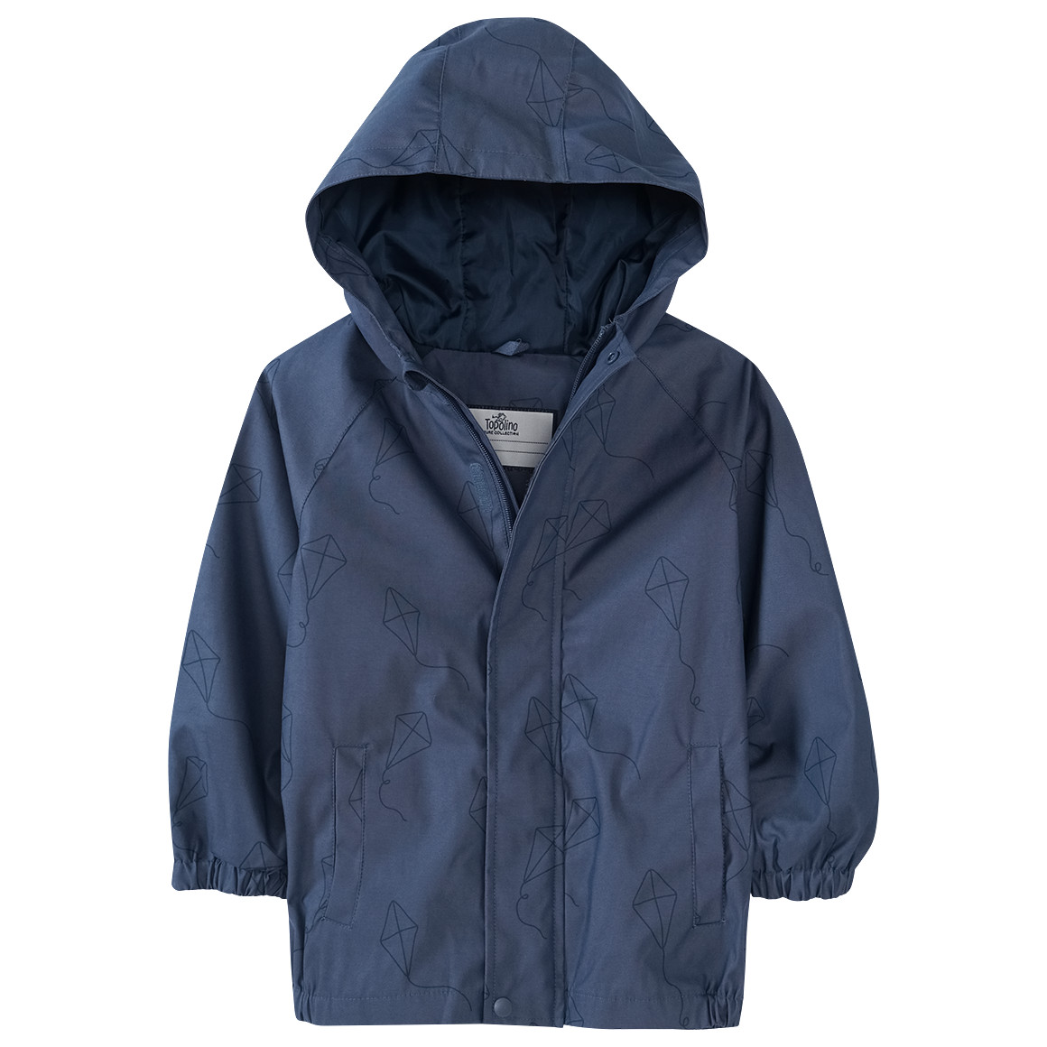 Topolino Pure Collection Jungen Regenjacke mit Drachen-Allover blau