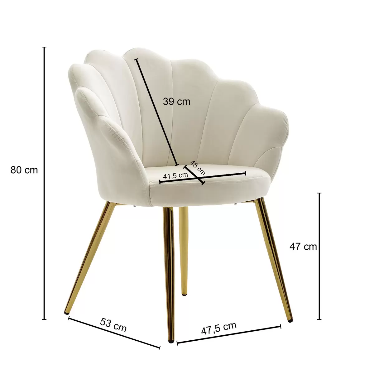 Stuhl Ina Beige