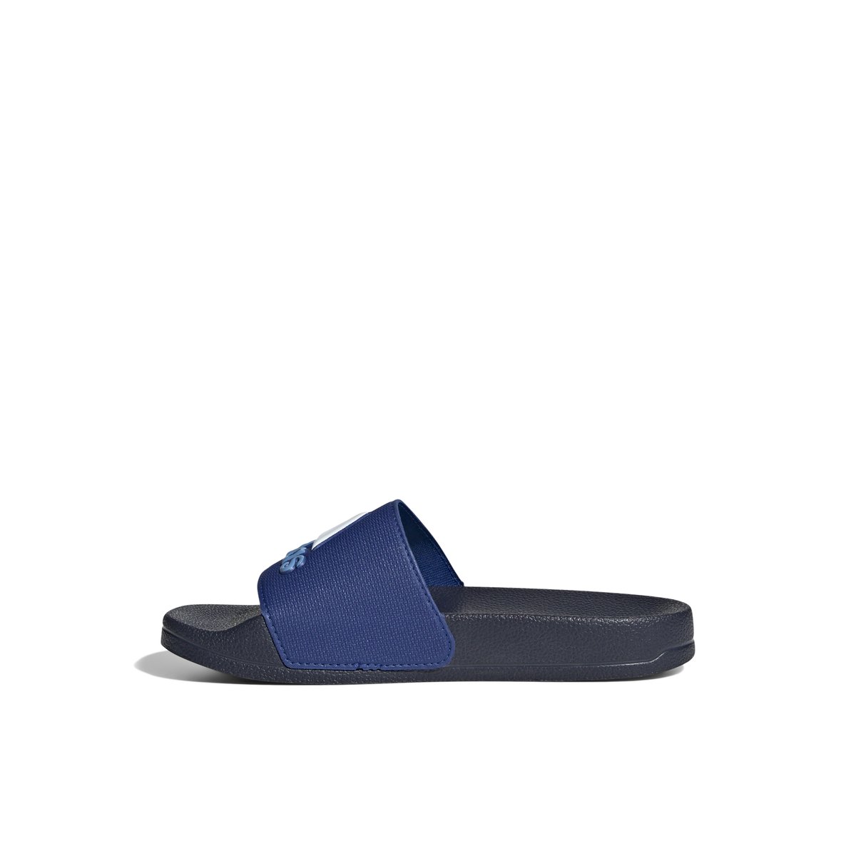Facile à mettre-Adilettes-jb-Sandales athlétiques à glissière - Talon plat - Bleu