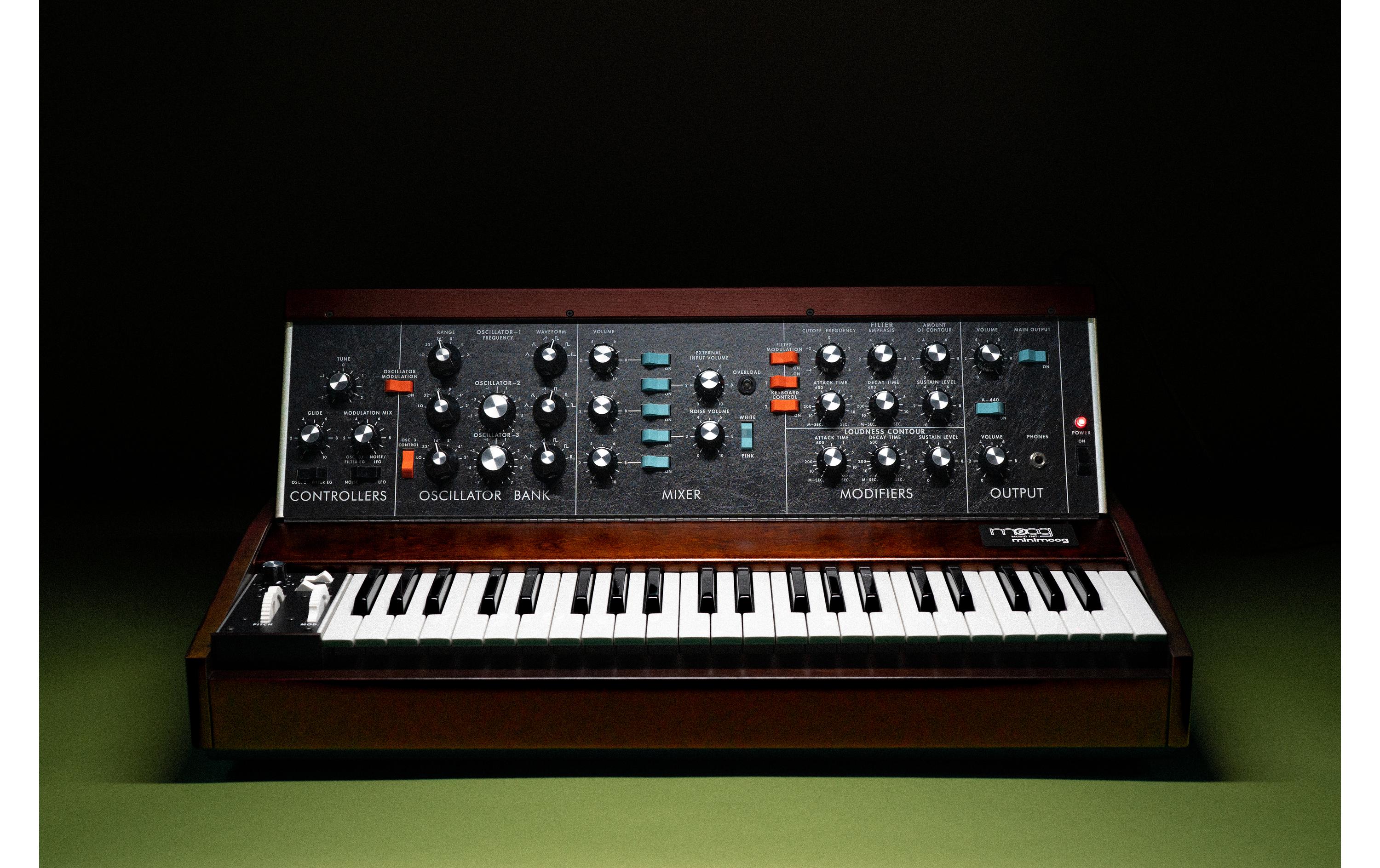 Synthesizer Minimoog Model D<br>Analoger Synthesizer