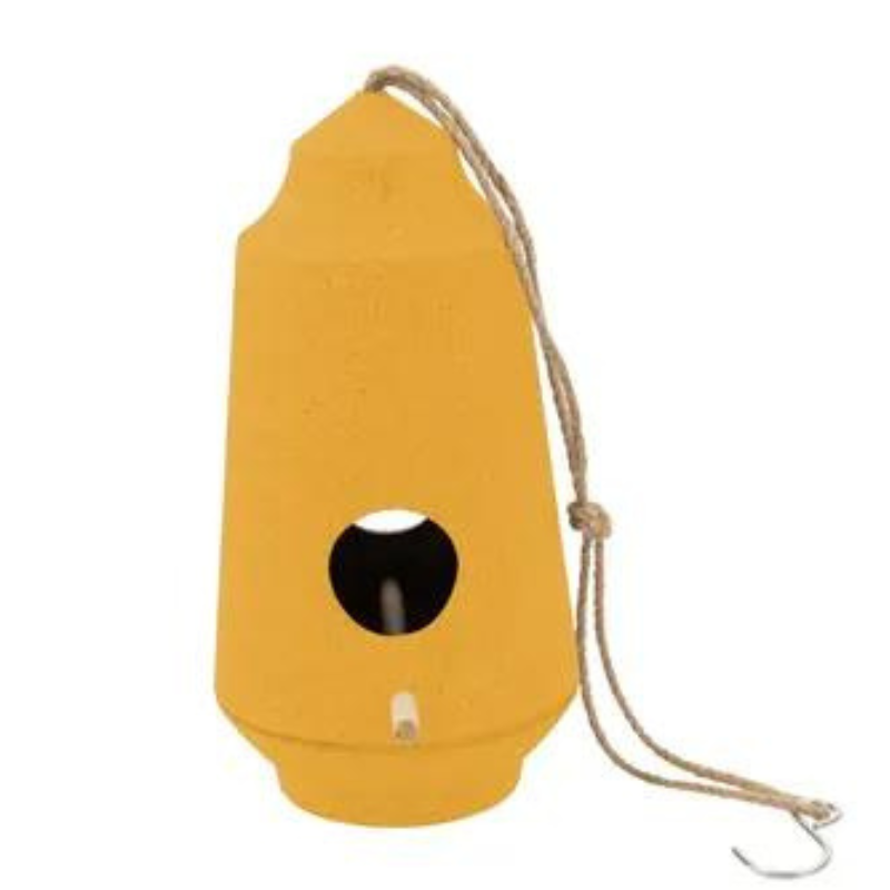 Nichoir oiseau sauvage bambou (ocre)