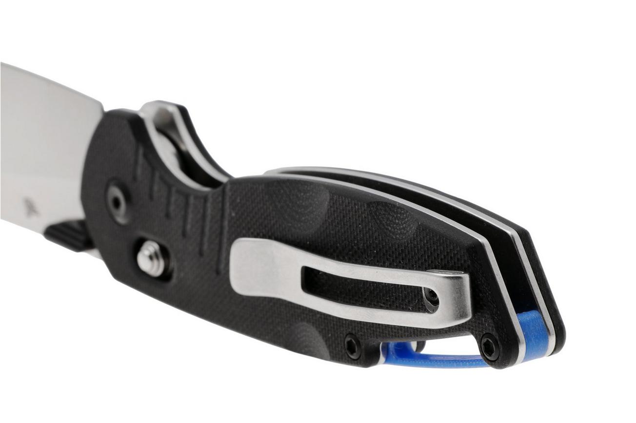 Tenable Knives Model 6 T1022V4 Satin 14C28N, Black G10, zakmes, Nick Swan design