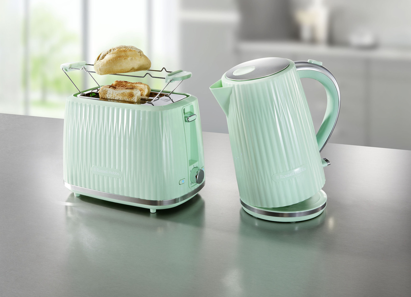 Russell Hobbs Frühstücksserie Eden aus Hochglanz-Kunststoff