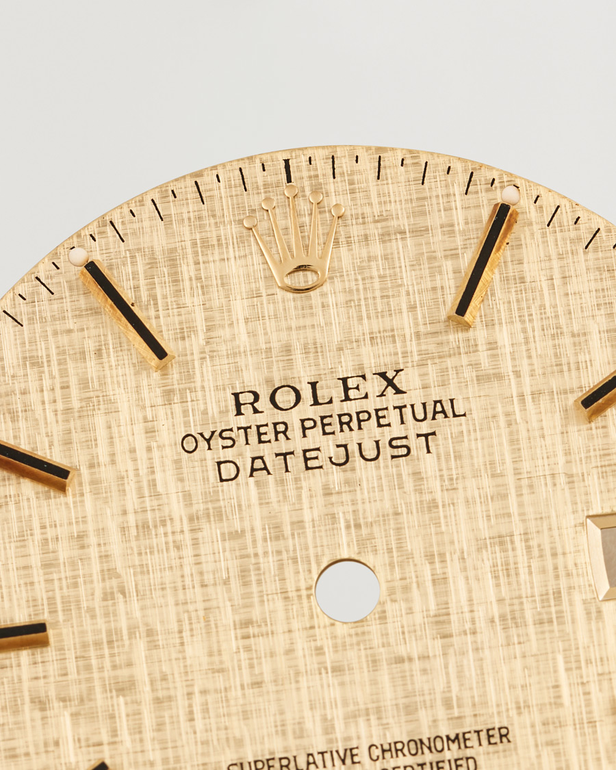 Rolex Pre-Owned Rolex Datejust 5 ref Linen Dial