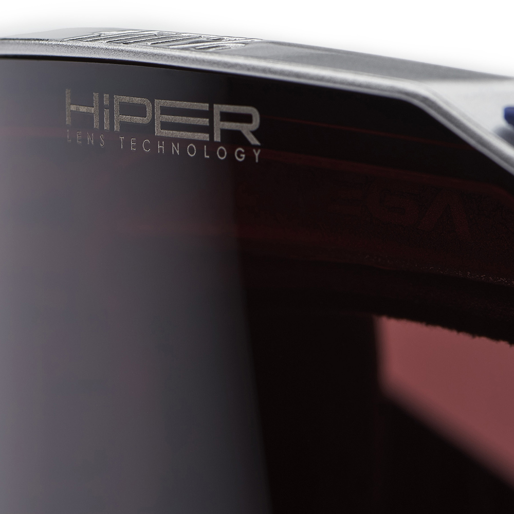 100% - Masque Armega Novel HiPER® - Silver Flash Mirror Bleu / Blanc / Gris