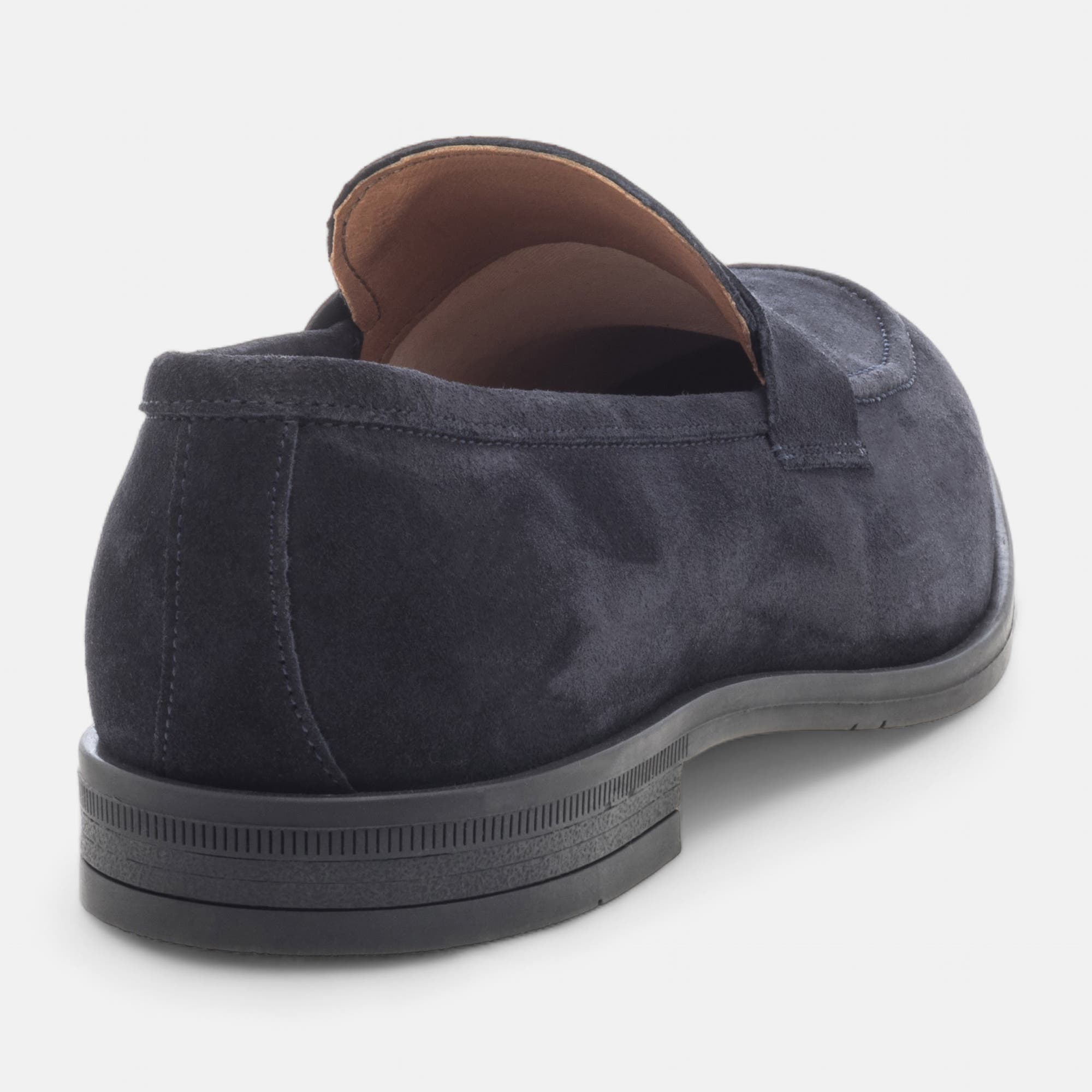 Mocassins Homme en cuir bleu marine