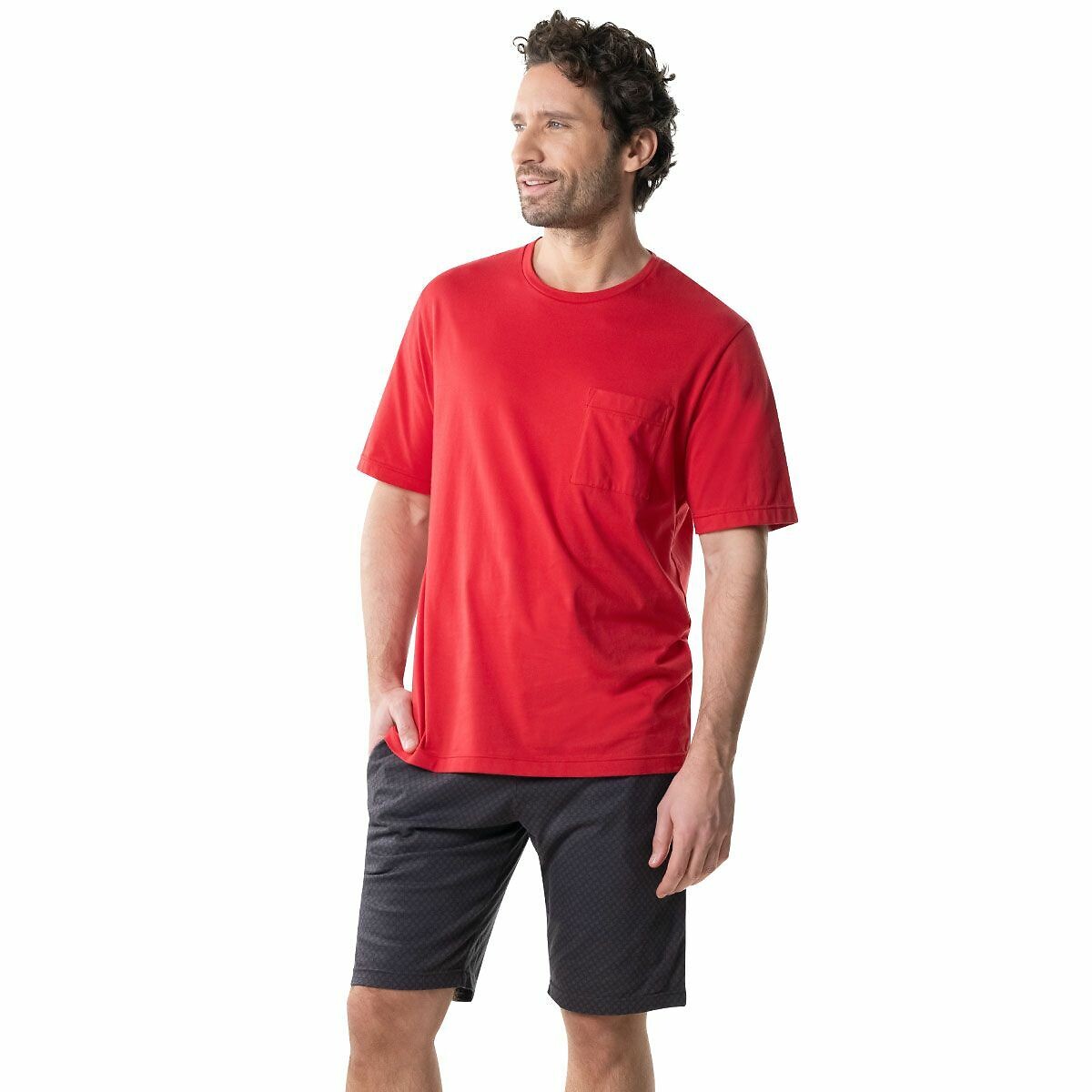 EMINÊNCIA<br>Pijama curto em biokatoen