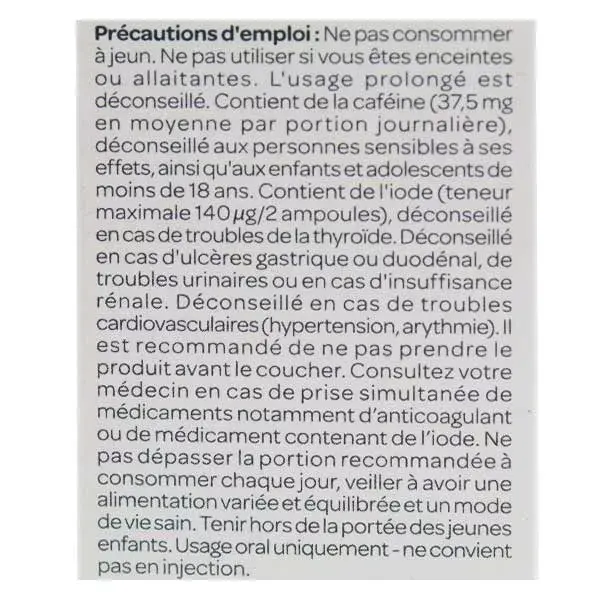 Superdiet Actimincyl Bio Brûle Graisse 20 ampoules