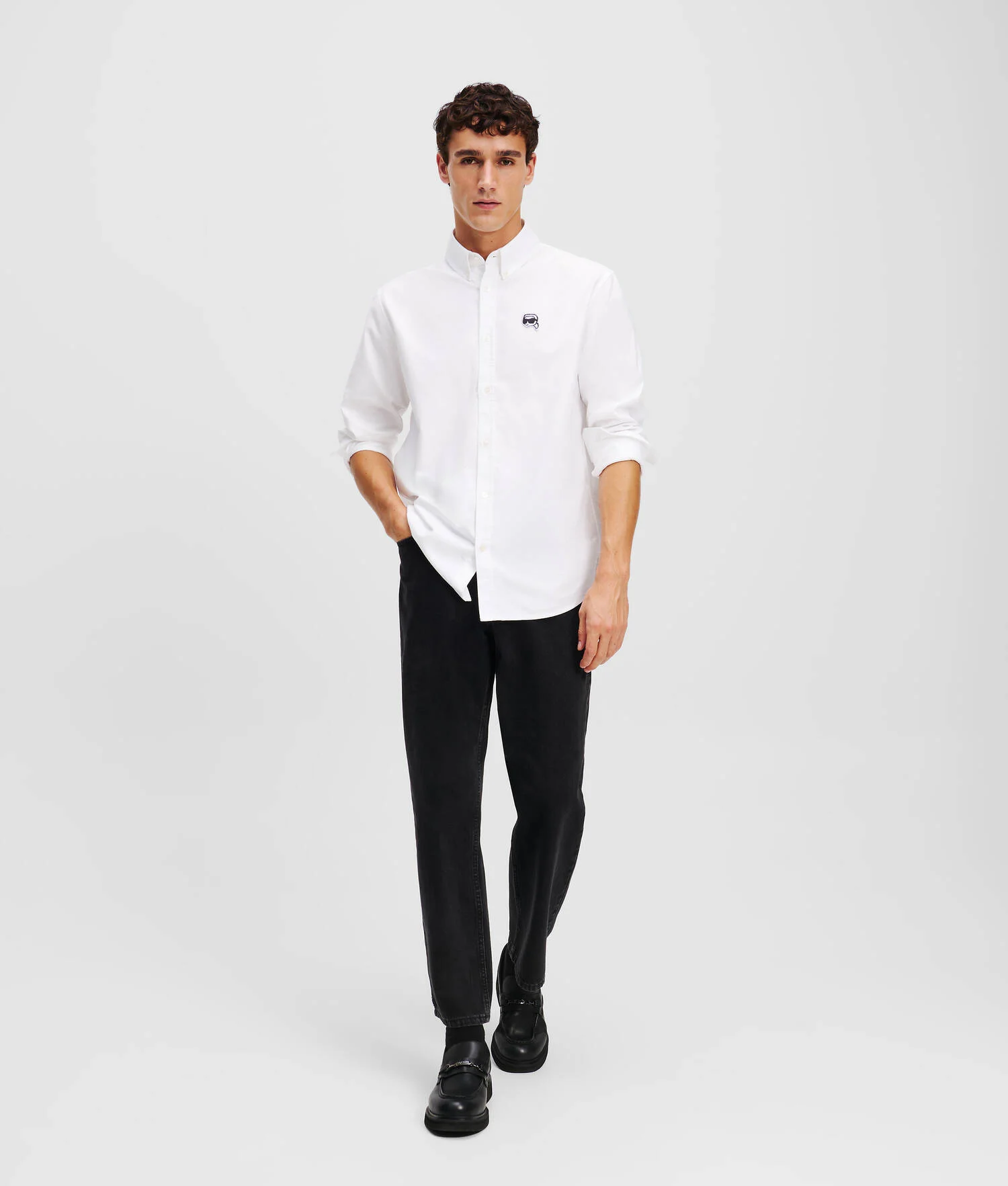 CHEMISE OXFORD IKON - Blanc