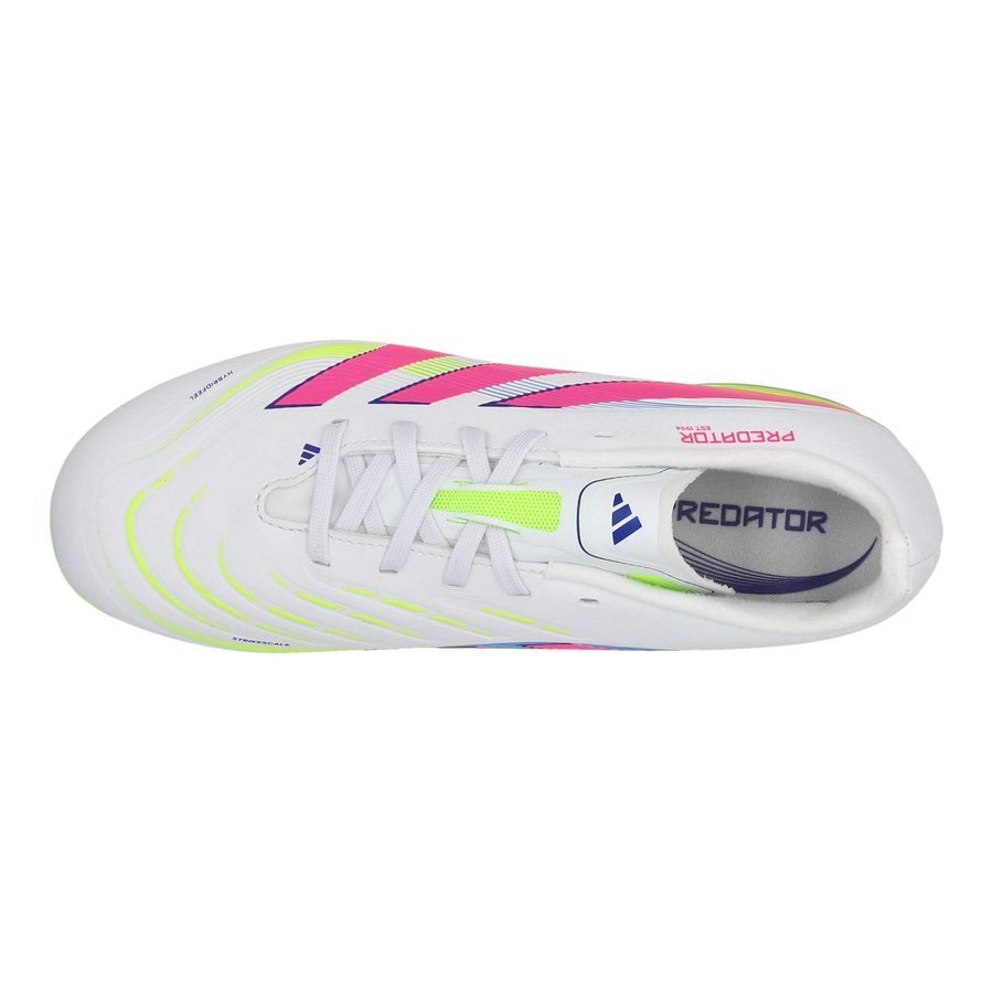 adidas Predator League FG/AG Celestial Victory - Blanc/Lucid Pink/Lucid Lemon Enfant