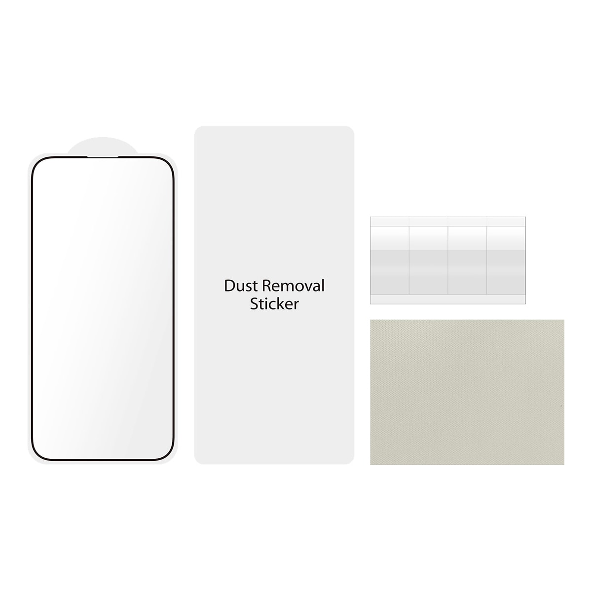 Sandstrøm iPhone 14 Pro Max/15 Plus/16 Plus Curved Glass beskytter