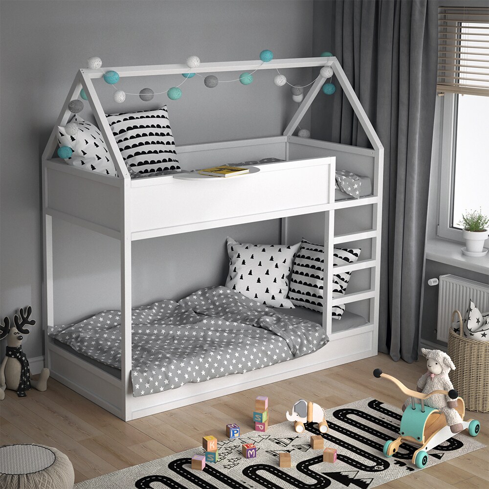 VitaliSpa Hängeral für Kinderbett Hochbett Einhängeregal Tablett Zubehör Regal Ablage
