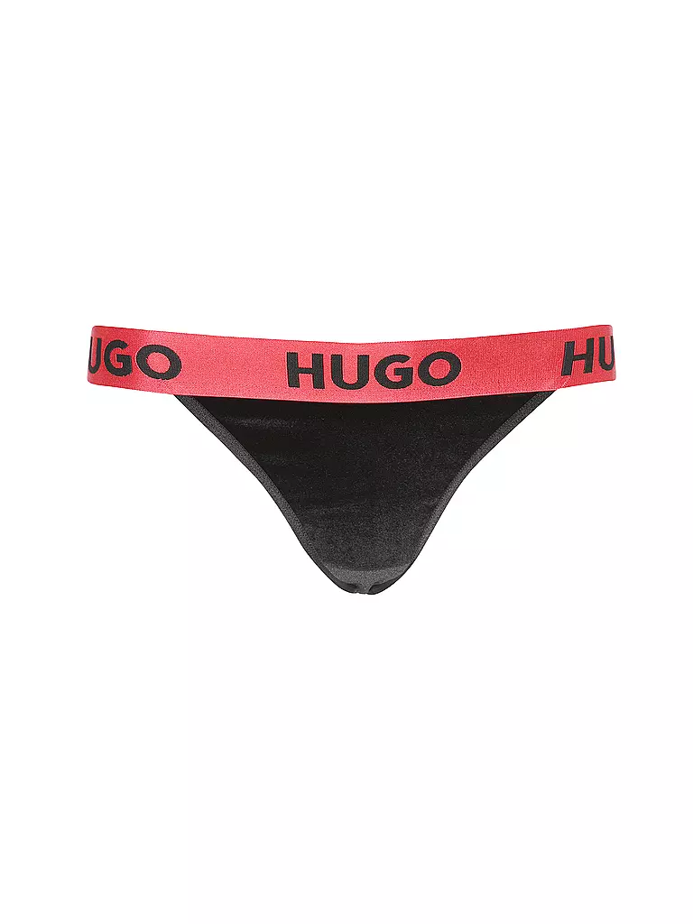 HUGO String VELVET schwarz