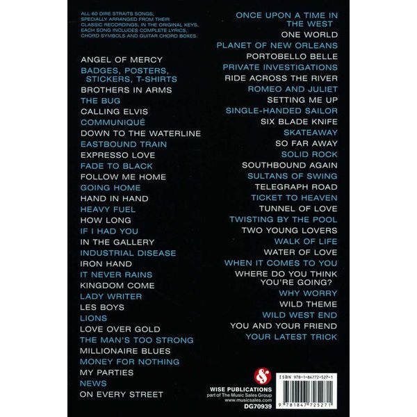 Wise Publications Dire Straits Complete CSB