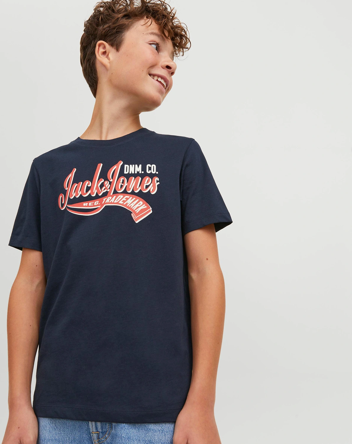 T-Shirt JJELOGO in navy blazer