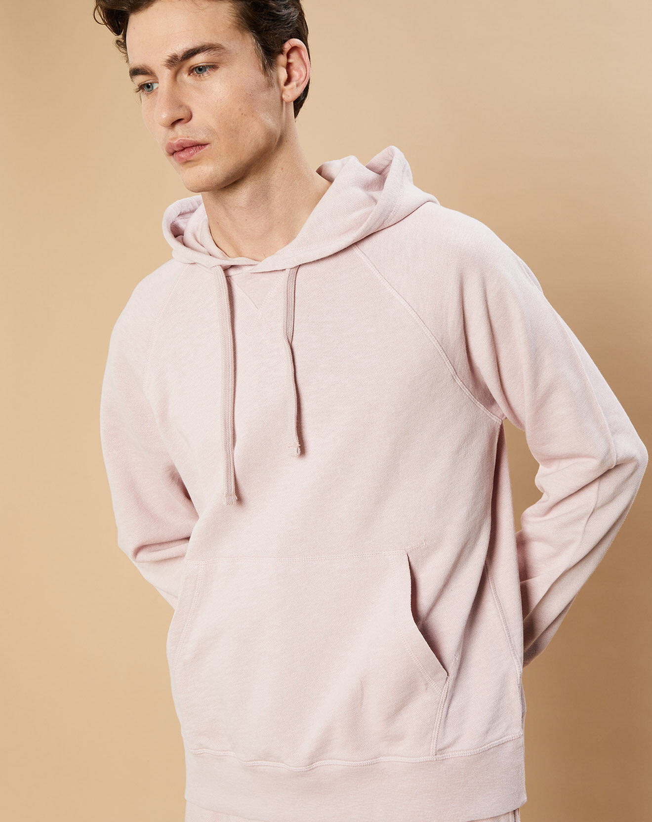 Hartford Sweat à capuche Light faded rose