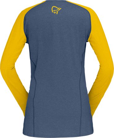 FJØRÅ  EQUALISER Damen-Langarmshirt  sulphurvintage indigo  XS