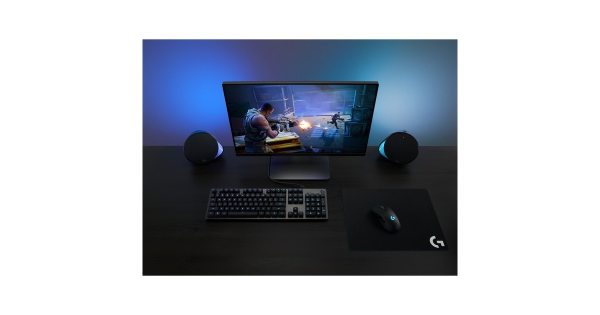 LogitechG512 CARBON LIGHTSYNC RGB Mechanical Gaming Keyboard  (Zwart, US-International, GX Brown, RGB leds)