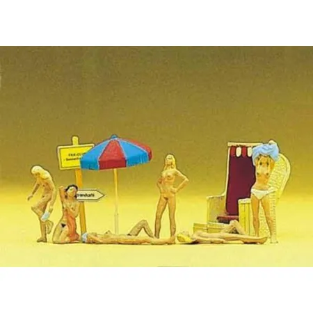 Preiser 10107 HO Am FKK-Strand