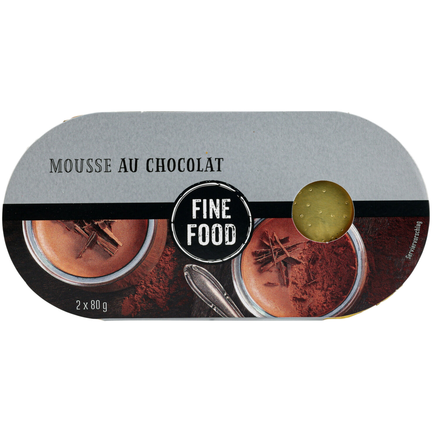 Fine Food Mousse au chocolat 2x80g