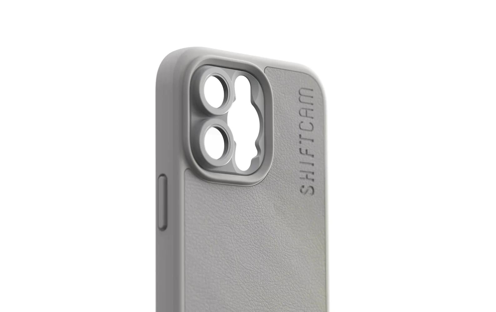 Back Cover mit Lens Mount iPhone 13 Pro AshLückenlose Befestigungslösung für ProLens