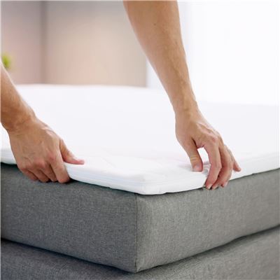 Housse alèse Jersey pour surmatelas - INTÉGRALE - EXTENSIBLE