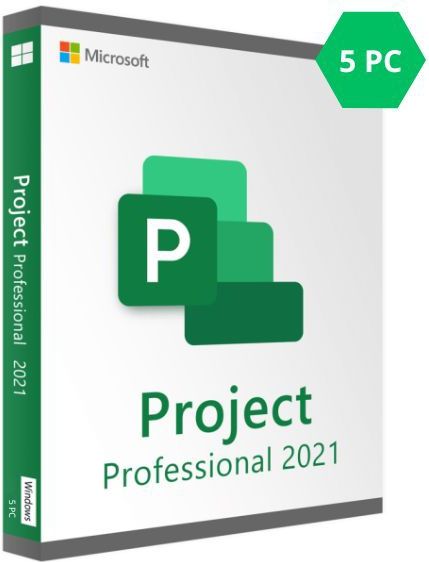 Microsoft Project Professional 2021 - 5 Gebruikers