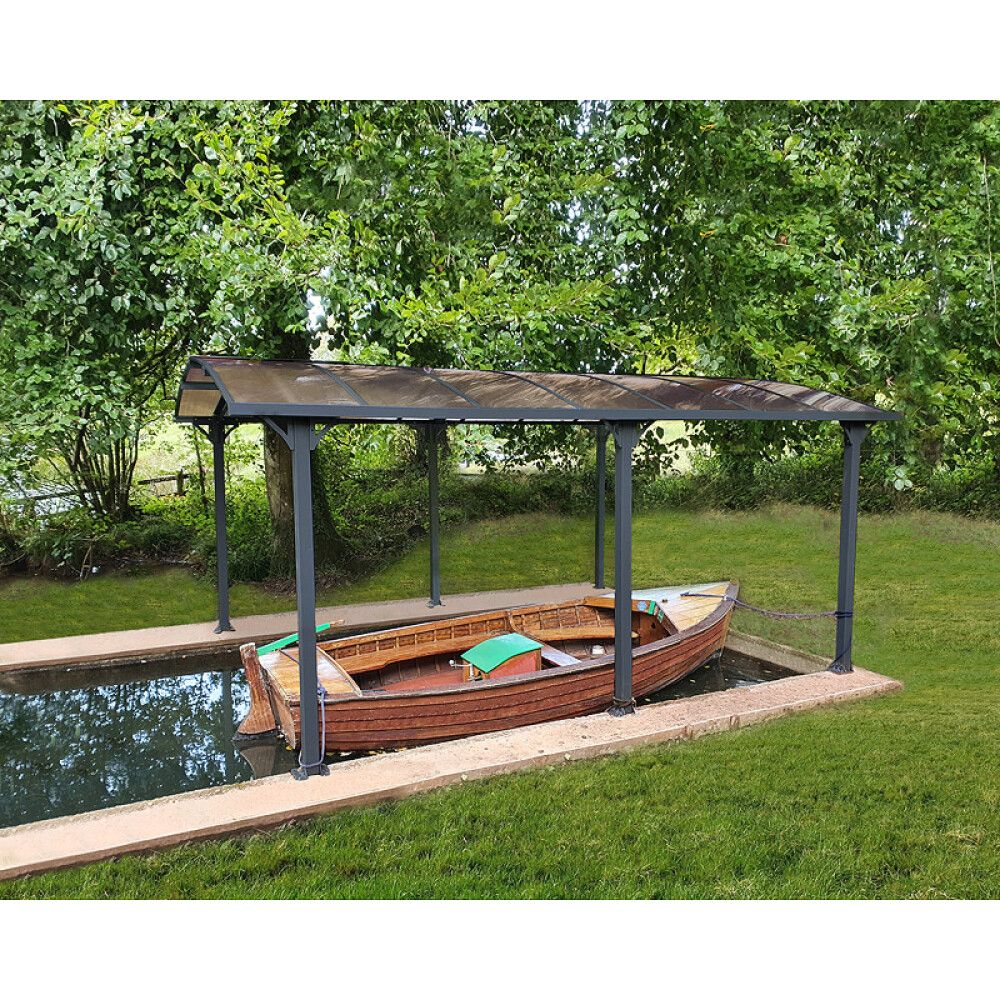 CARPORT CANOPIA ARCADIA 13,5M² BRONSE/GRÅ